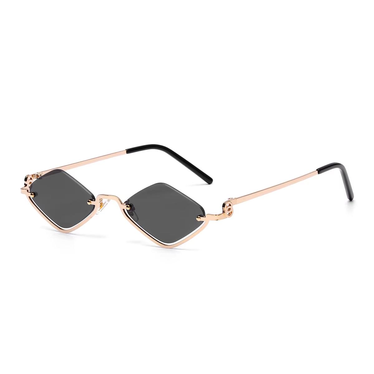 Non-polarized Fashion Vintage Small Alien Mirror Sunglasses Women Metal Rimless Sun Glasses Ladies Hipster Sexy Eyewerar сірий
Non-polarized Fashion Vintage Small Alien Mirror Sunglasses Women Metal Rimless Sun Glasses Ladies Hipster Sexy Eyewerar сірий