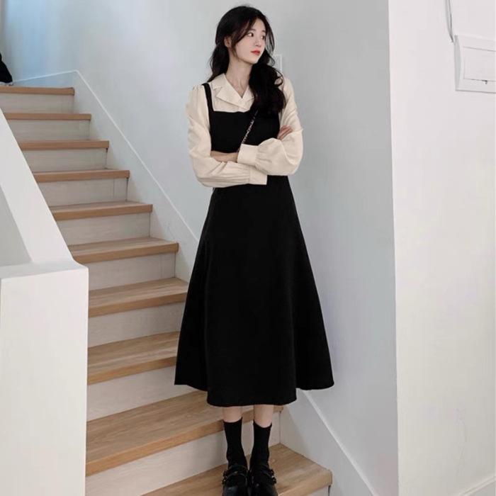 Autumn season new large size women s clothing temperament dress gentle wind fat mm thin splicing Hepburn style French dress 2XL чорний
Autumn season new large size women s clothing temperament dress gentle wind fat mm thin splicing Hepburn style French dress 2XL чорний