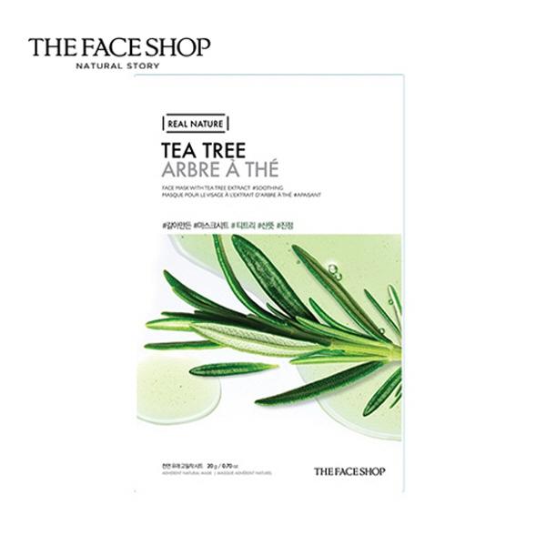 The Face Shop G Тканевая маска с чайным деревом (20G)
The Face Shop G Тканевая маска с чайным деревом (20G)