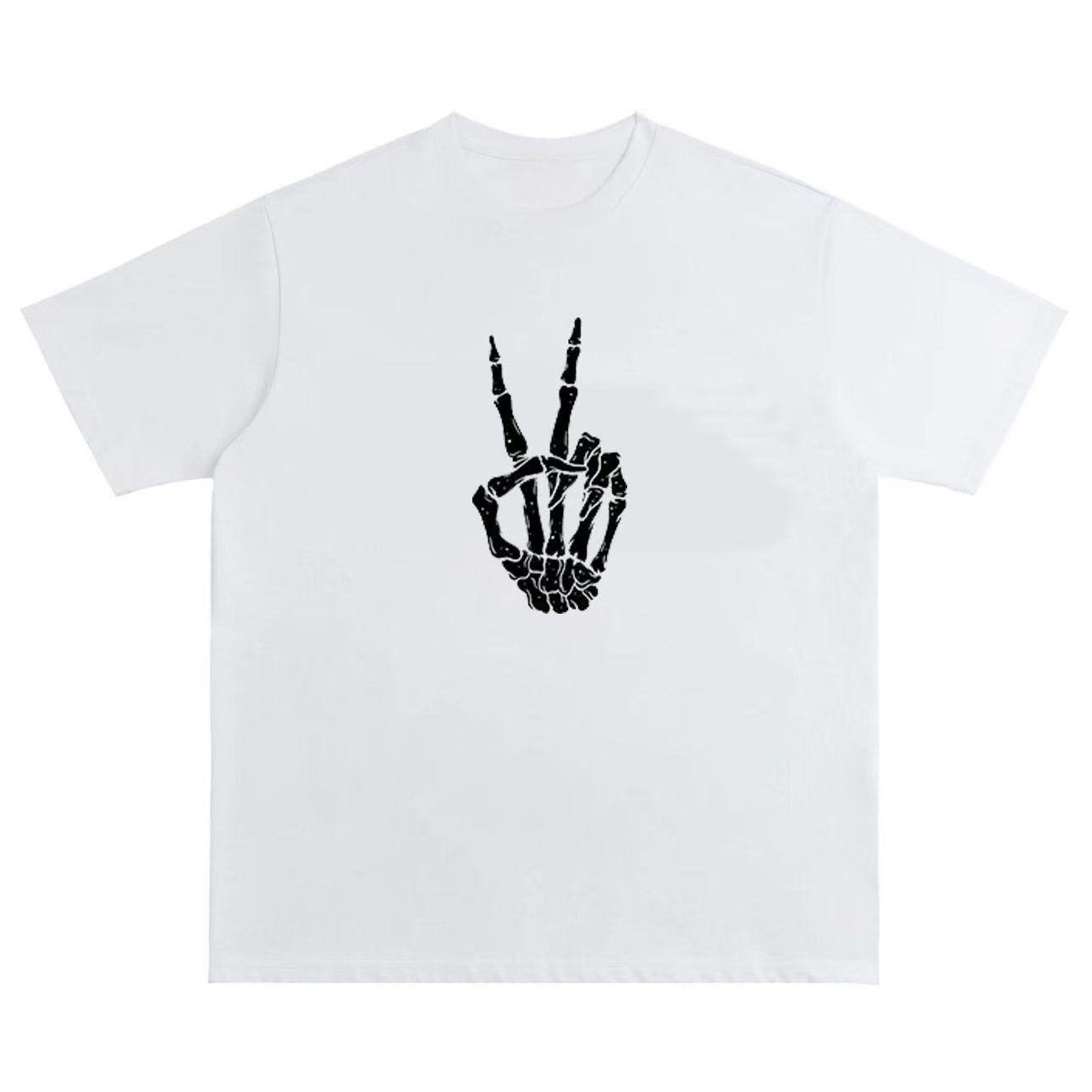 Unique Streetwear Skullhandprint Shortsleeved Tshirt Made of Pure Cotton Loose Fit Suitable for The Ins Style M
Unique Streetwear Skullhandprint Shortsleeved Tshirt Made of Pure Cotton Loose Fit Suitable for The Ins Style M