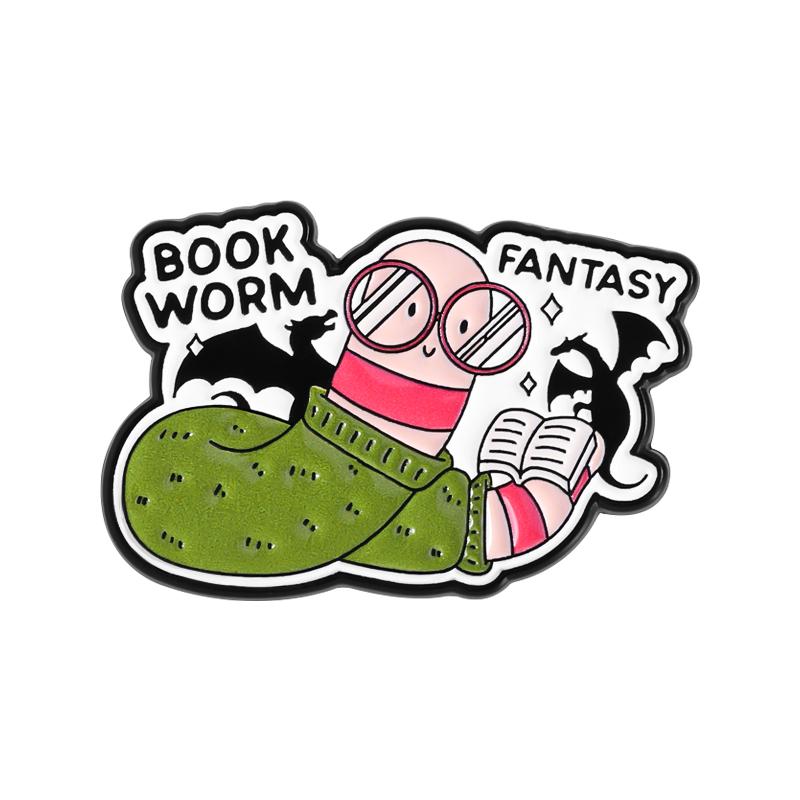 Certified Bookworm Enamel Pins Fantacy Bookish Brooches Lapel Badge Booknerd Books Reader Jewelry Gift for Friends
Certified Bookworm Enamel Pins Fantacy Bookish Brooches Lapel Badge Booknerd Books Reader Jewelry Gift for Friends