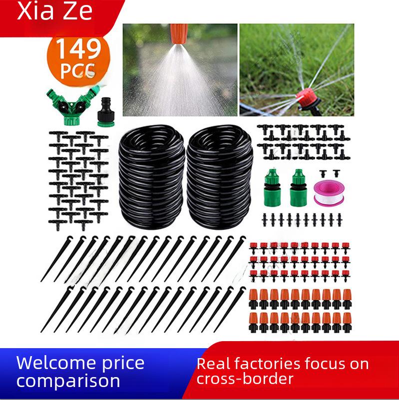 Foreign Trade Bestseller: 30m DIY Drip Irrigation Kit for Balcony Flower Pots - Automatic Smart Watering System. Double 15m чорний
Foreign Trade Bestseller: 30m DIY Drip Irrigation Kit for Balcony Flower Pots - Automatic Smart Watering System. Double 15m чорний