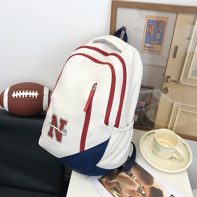 Korean version of trendy junior high school college student schoolbag women s large-capacity nylon lightweight casual bag trendy cool simple backpack single bag
Korean version of trendy junior high school college student schoolbag women s large-capacity nylon lightweight casual bag trendy cool simple backpack single bag