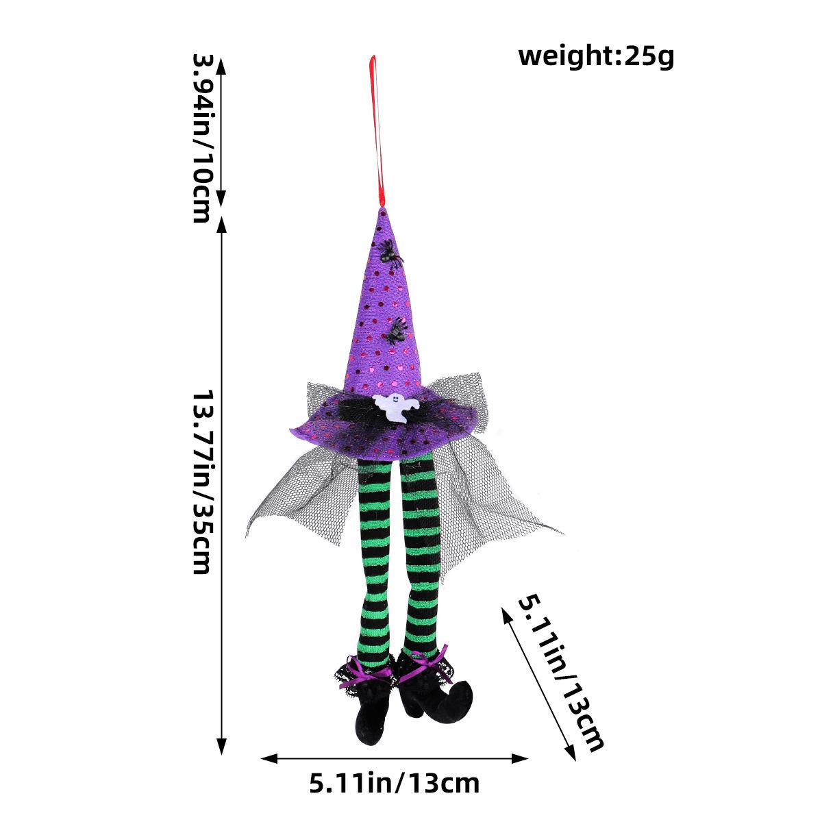Halloween Witch Hat Window Display Decoration Ghost Festival Bar Party Striped Long Leg Atmosphere Decoration Ornament фіолетовий
Halloween Witch Hat Window Display Decoration Ghost Festival Bar Party Striped Long Leg Atmosphere Decoration Ornament фіолетовий