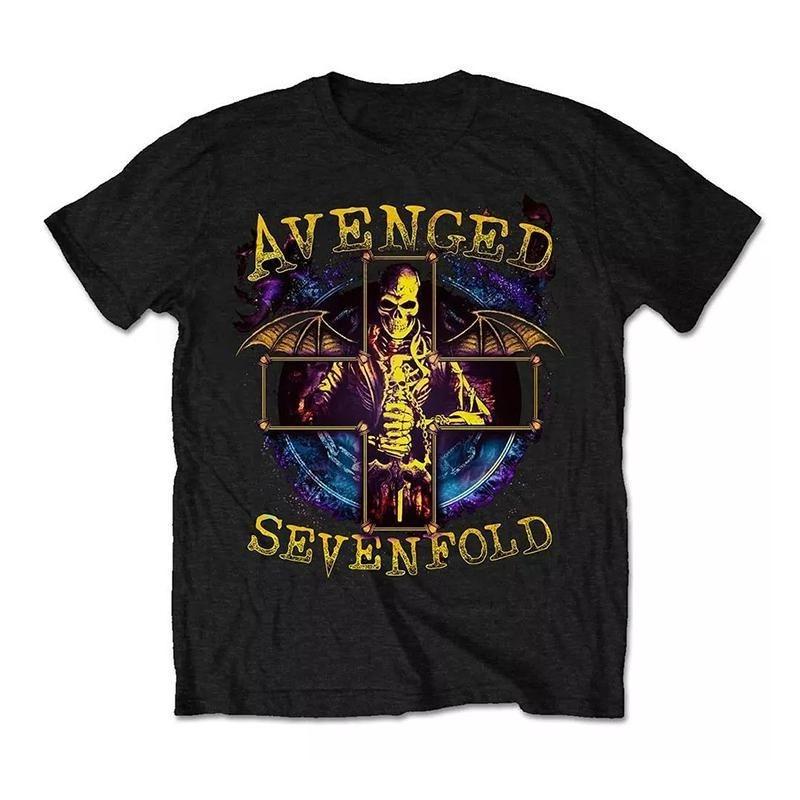 American Retro High Street Shortsleeved Tshirt of The Band Avenged Sevenfold Formed In 1999 S разноцветный
American Retro High Street Shortsleeved Tshirt of The Band Avenged Sevenfold Formed In 1999 S разноцветный