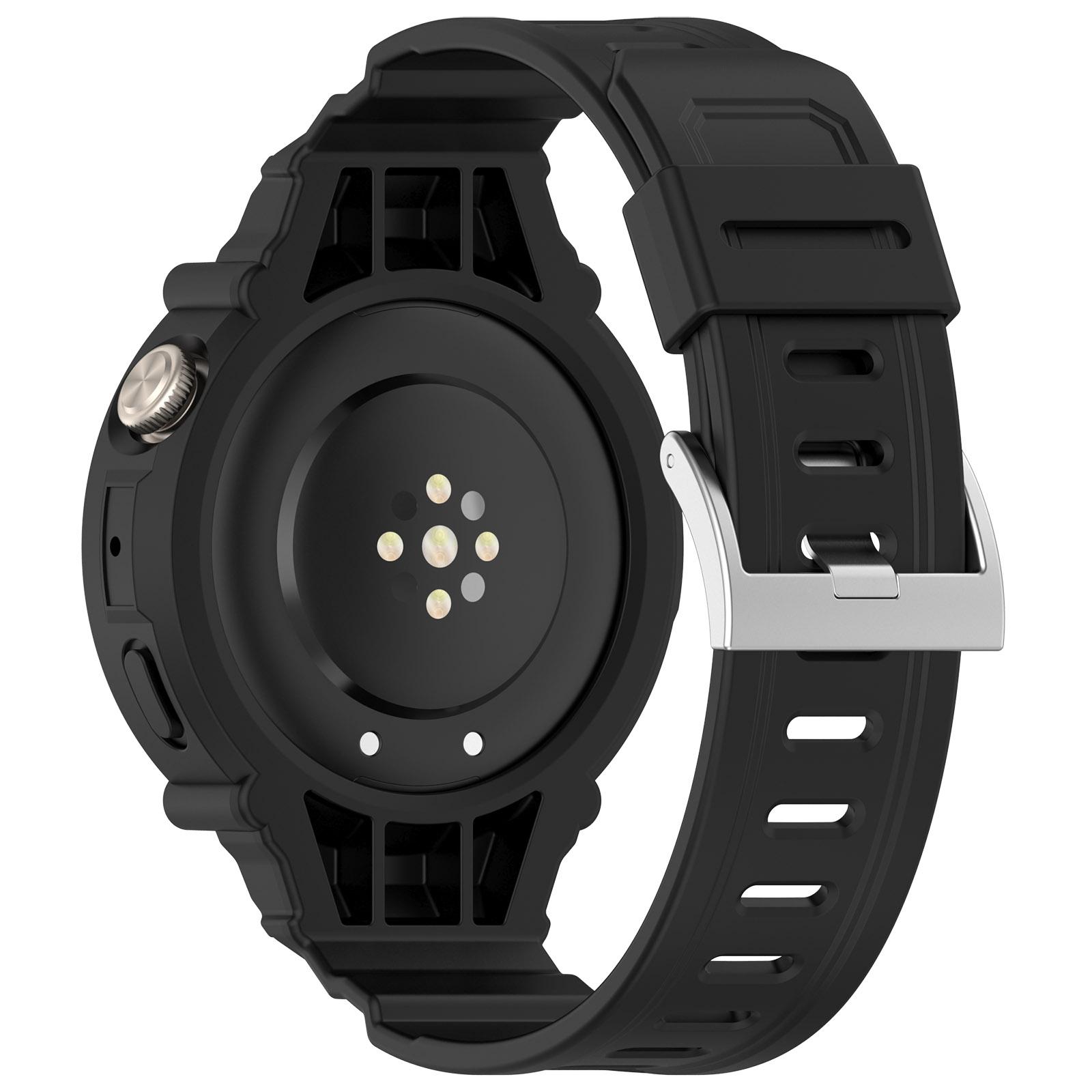 For vivo Watch 5/Watch 3 Silicone Wrist Strap with Integrated Watch Case Black
For vivo Watch 5/Watch 3 Silicone Wrist Strap with Integrated Watch Case Black