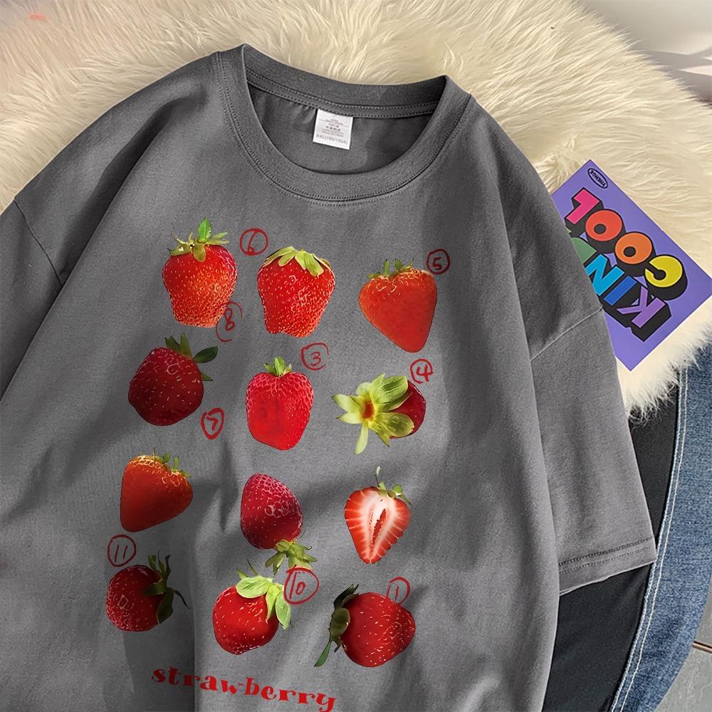 100 Cotton Women Tshirt Cute Fresh Strawberries Printed Tee Shirt Summer Comfortable Loose Tops Harajuku Crop Top 4XL
100 Cotton Women Tshirt Cute Fresh Strawberries Printed Tee Shirt Summer Comfortable Loose Tops Harajuku Crop Top 4XL