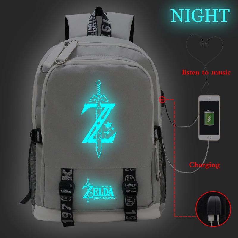 Сумка для подорожей з принтом The Legend of Zelda, з USB-портом, шкільна сумка для студента Average Size
Сумка для подорожей з принтом The Legend of Zelda, з USB-портом, шкільна сумка для студента Average Size