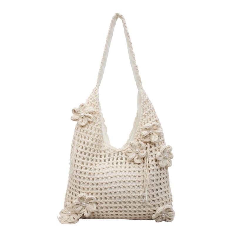 New 3D Flower Woven Sweet Shoulder Bags Boho Handmade Crochet Tote Bag for Women Hollow Out Knit Beach Purse for Summer Vacation бежевый
New 3D Flower Woven Sweet Shoulder Bags Boho Handmade Crochet Tote Bag for Women Hollow Out Knit Beach Purse for Summer Vacation бежевый