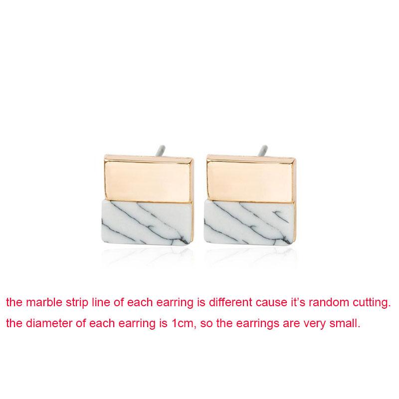 Mini Stud Earrings for Women Marble Strip Design Black White Ear Zircon Triangle Square Round Geometric Statement Earrings
Mini Stud Earrings for Women Marble Strip Design Black White Ear Zircon Triangle Square Round Geometric Statement Earrings