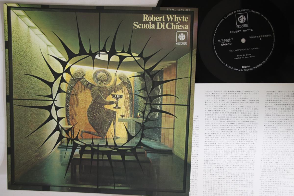 LP Record ROBERT WHYTE, SCUOLA DI CHIESA, JOH - Robert Whyte / Scuola Di Chiesa ULX3126Y Pye Records Japan Classical Used
LP Record ROBERT WHYTE, SCUOLA DI CHIESA, JOH - Robert Whyte / Scuola Di Chiesa ULX3126Y Pye Records Japan Classical Used