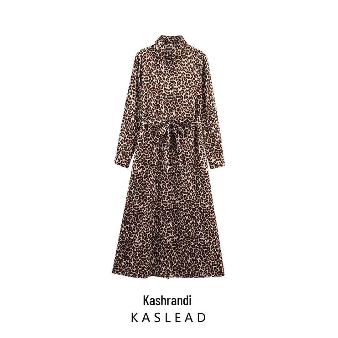 2025 Spring Women s European & American Leopard Print Long Sleeve Belted Dress Small
2025 Spring Women s European & American Leopard Print Long Sleeve Belted Dress Small