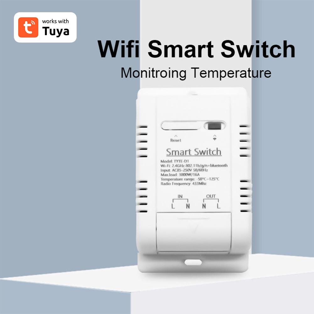 Wifi Ds18b20 Датчик температуры Монитор в реальном времени Tuya Smart Rf433 Интеллектуальный термостат Переключатель температуры Голосовое управление 16a TYTE-16A
Wifi Ds18b20 Датчик температуры Монитор в реальном времени Tuya Smart Rf433 Интеллектуальный термостат Переключатель температуры Голосовое управление 16a TYTE-16A