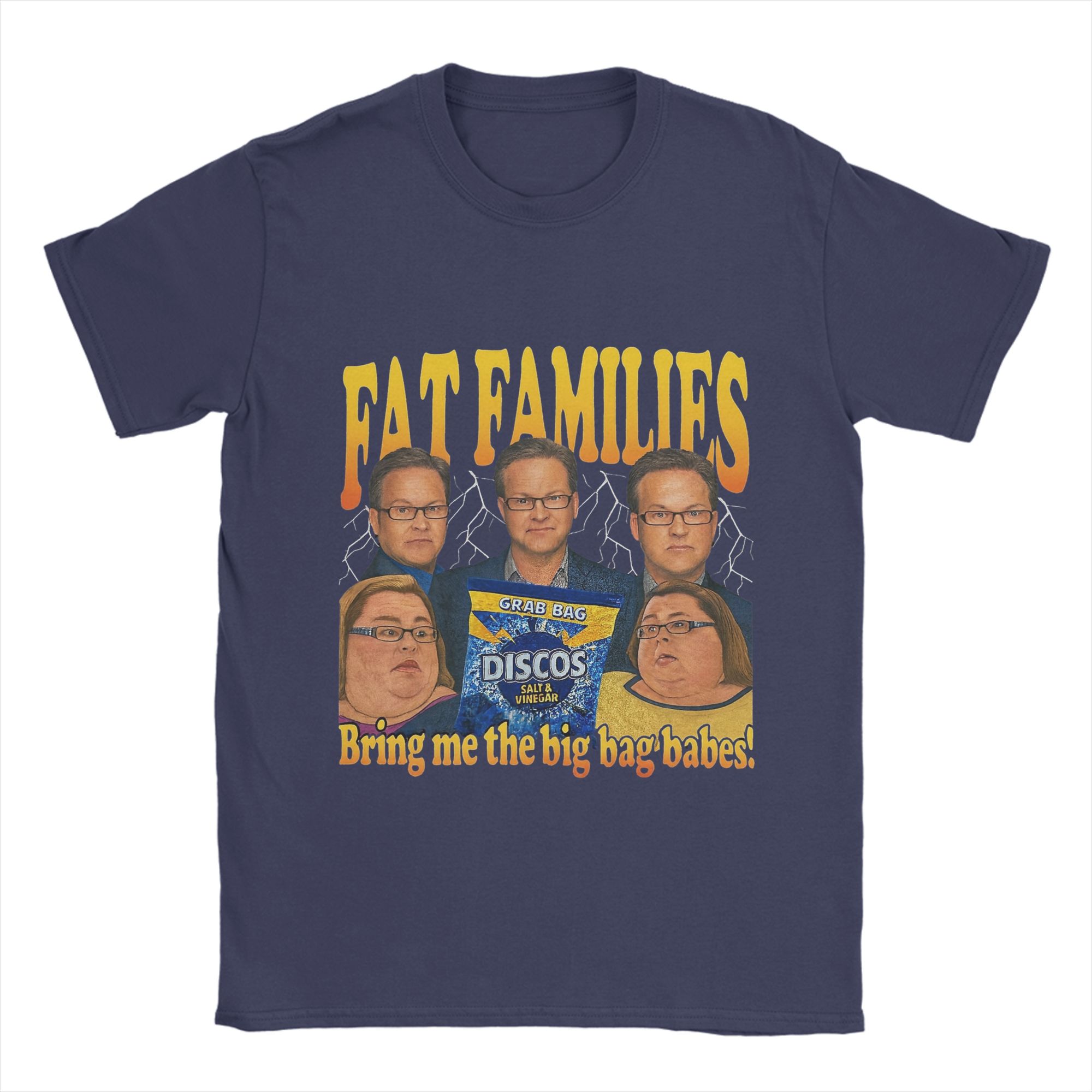 FAT FAMILIES Men T Shirt Bring Me The Big Bag Babes Funny Tee Shirt Short Sleeve Round Neck T-Shirt Cotton Graphic Printed Tops 3XL
FAT FAMILIES Men T Shirt Bring Me The Big Bag Babes Funny Tee Shirt Short Sleeve Round Neck T-Shirt Cotton Graphic Printed Tops 3XL
