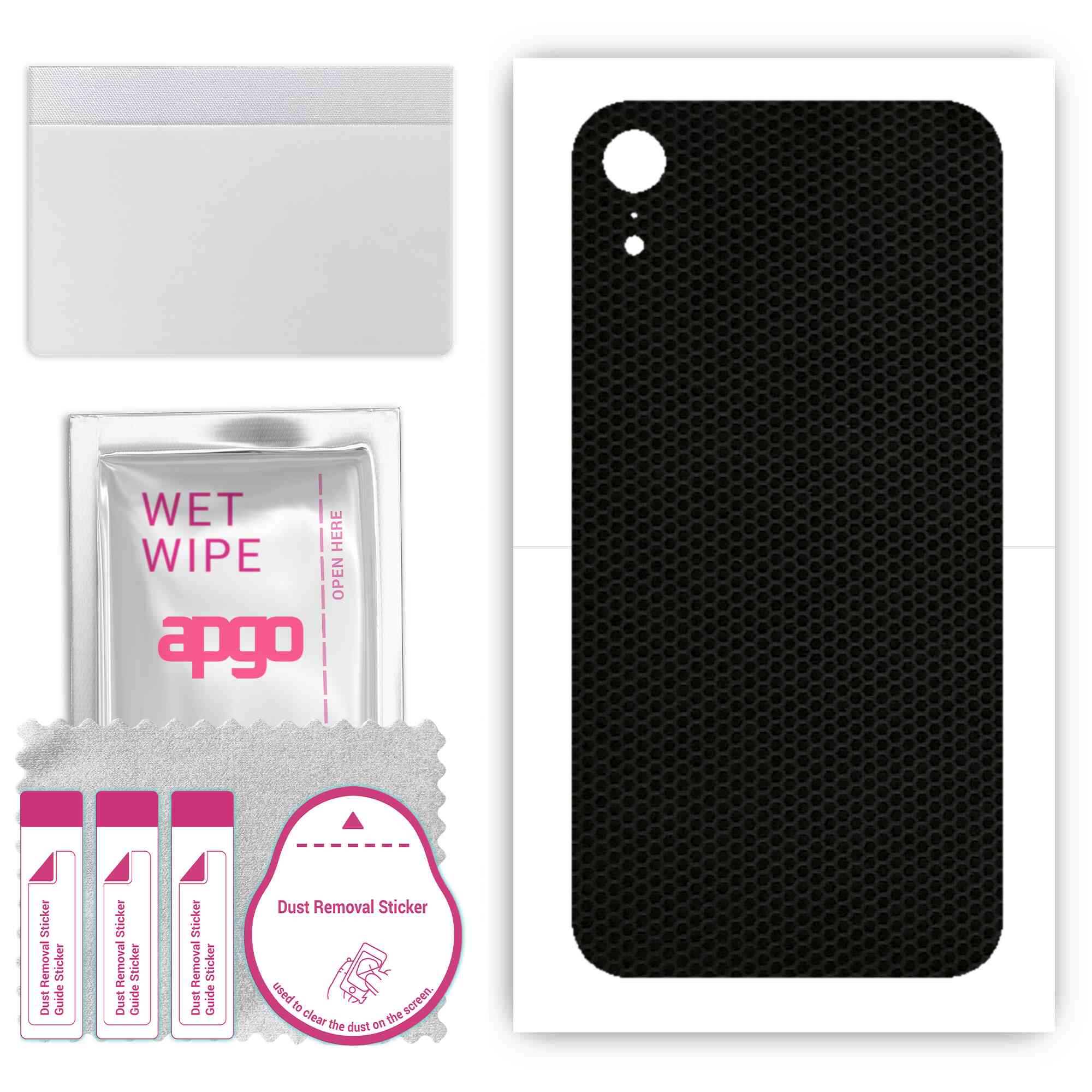 apgo Protective Skin Sticker for the back compatible with Apple iPhone XR, Wrap Film, Foil, Vinyl - Pattern Matrix
apgo Protective Skin Sticker for the back compatible with Apple iPhone XR, Wrap Film, Foil, Vinyl - Pattern Matrix