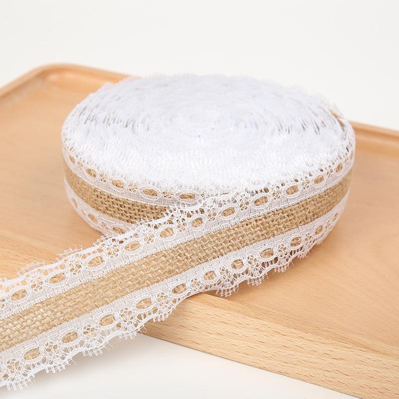 Handmade Christmas Wedding Craft Lace & Burlap Ribbon Rolls
Handmade Christmas Wedding Craft Lace & Burlap Ribbon Rolls