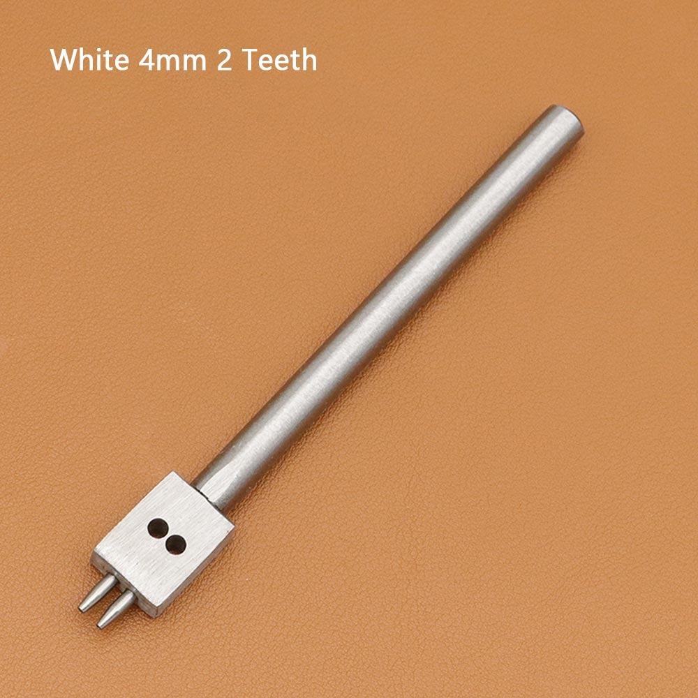 1Pcs New 2/4/6Teeth Leather Punching Tool 4/5/6/8mm Manual Hole Punch Tool Steel Hole Spacing Drilling Round Punch Die Set
1Pcs New 2/4/6Teeth Leather Punching Tool 4/5/6/8mm Manual Hole Punch Tool Steel Hole Spacing Drilling Round Punch Die Set