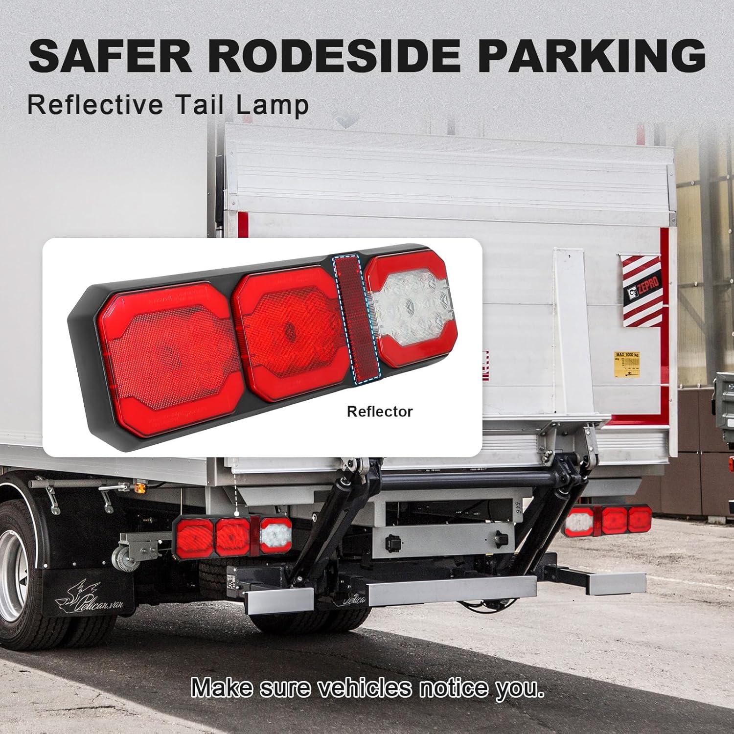 Triple Tail Lights, 78LED RV Trailer Light with Reverse & Reflector, Waterproof Rear Lights for Motorhome Camper Truck United States
Triple Tail Lights, 78LED RV Trailer Light with Reverse & Reflector, Waterproof Rear Lights for Motorhome Camper Truck United States
