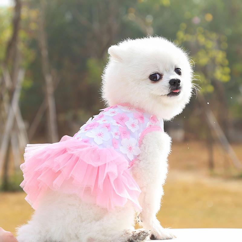 Teddy Small Dog Cat Lace Chiffon Dress Lovely Floral Dress Pet Party Birthday Costume Puppy Wedding Dress Cute Bear Dog Clothes (Pink,XL) рожевий
Teddy Small Dog Cat Lace Chiffon Dress Lovely Floral Dress Pet Party Birthday Costume Puppy Wedding Dress Cute Bear Dog Clothes (Pink,XL) рожевий