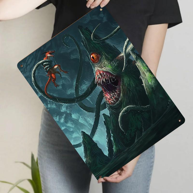Fantasy Monster Metal Wall Art Creative Home Decor Iron Painting Gift 20x30cm(7.8x11.8inch)
Fantasy Monster Metal Wall Art Creative Home Decor Iron Painting Gift 20x30cm(7.8x11.8inch)