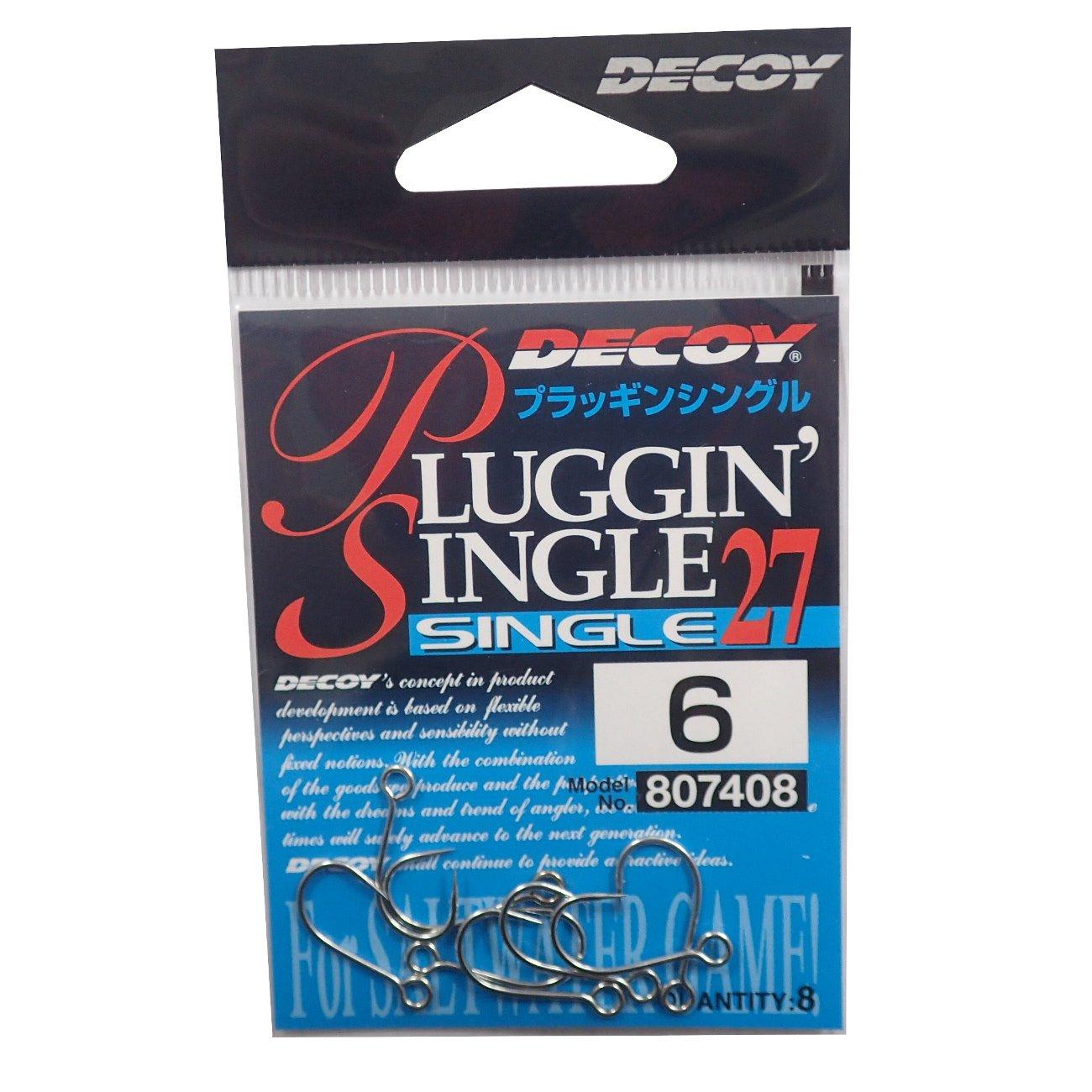 KATSUICHI Pluckin Single 27 Hooks, 6 Fishing Hooks
KATSUICHI Pluckin Single 27 Hooks, 6 Fishing Hooks