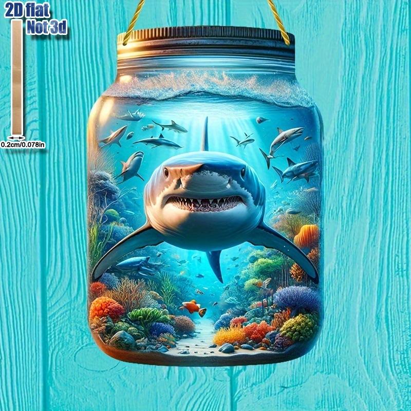 Great White Shark Acrylic Hanging Decorations with Rope Ocean Theme Bottle Shape Ornament for Garden, Indoor, Nurseries, Vintage Home Decor Wall for 13.7*9.5cm
Great White Shark Acrylic Hanging Decorations with Rope Ocean Theme Bottle Shape Ornament for Garden, Indoor, Nurseries, Vintage Home Decor Wall for 13.7*9.5cm
