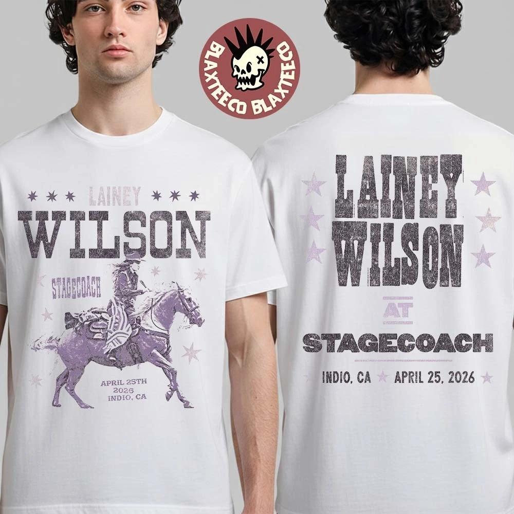 Lainey Wilson Stagecoach 2026 T-Shirt Rider Indio California Festival Merch April 4XL
Lainey Wilson Stagecoach 2026 T-Shirt Rider Indio California Festival Merch April 4XL