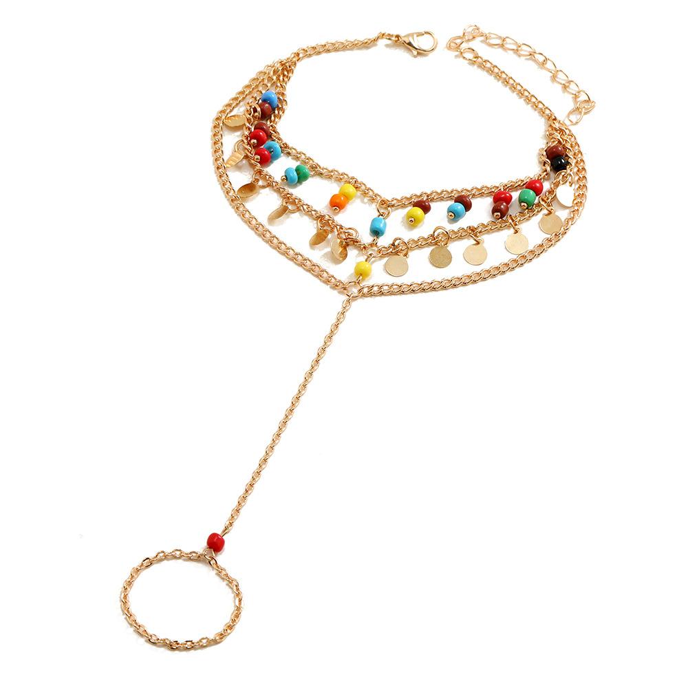 Цепочки для пальцев ног, модные многослойные цепочки для лодыжек, модные пляжные браслеты с разноцветными бусинами для женщин
Цепочки для пальцев ног, модные многослойные цепочки для лодыжек, модные пляжные браслеты с разноцветными бусинами для женщин