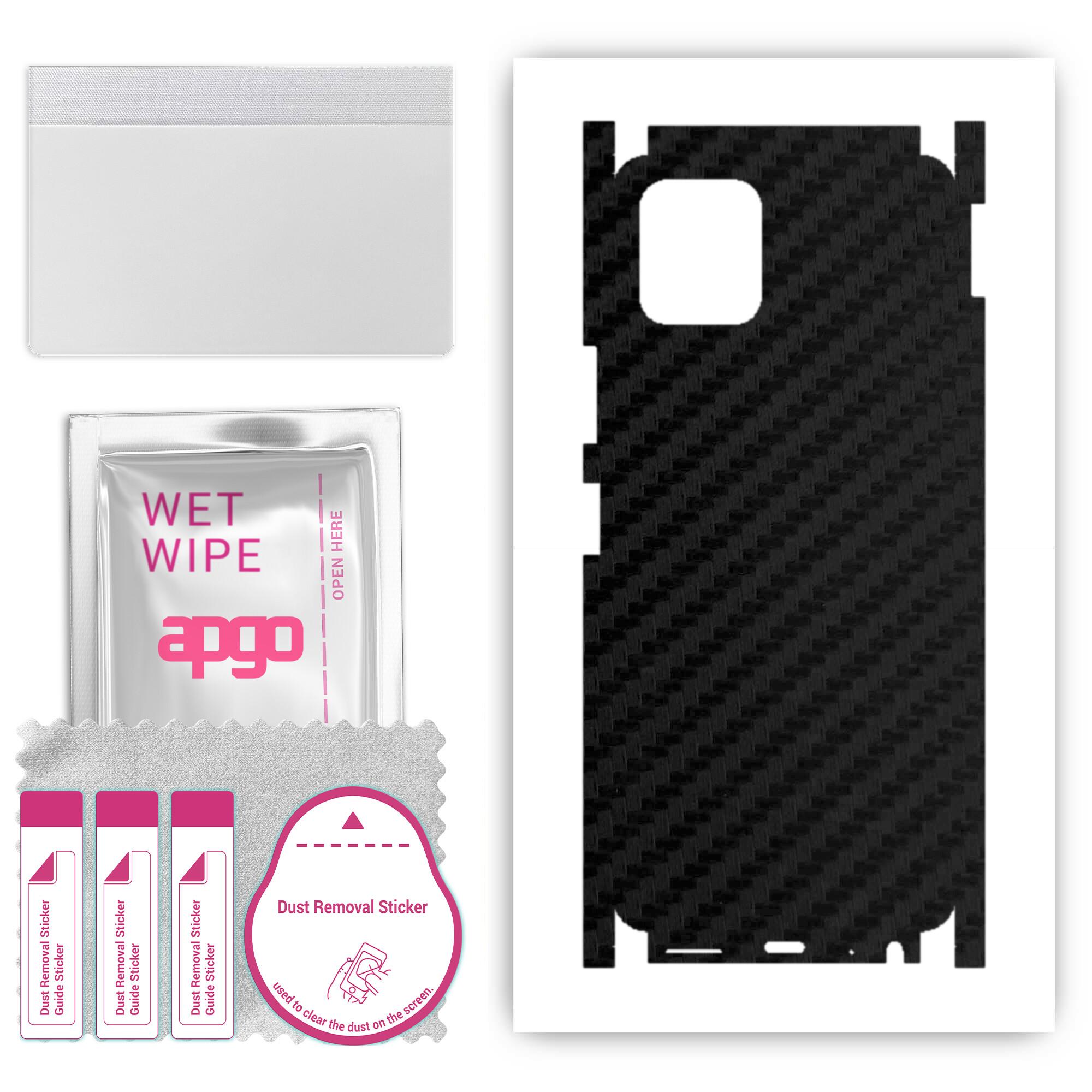 apgo Protective Skin Sticker for the back+sides compatible with Vivo Y52s, Full Wrap Film, Foil, Vinyl - Pattern Carbon Black
apgo Protective Skin Sticker for the back+sides compatible with Vivo Y52s, Full Wrap Film, Foil, Vinyl - Pattern Carbon Black