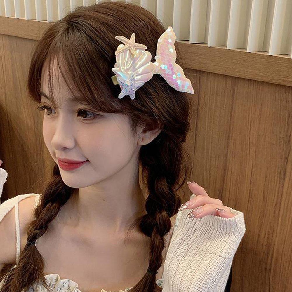 Laser Cartoon Headwear Starfish Shell Baby Barrettes Korean Style Hairpin Mermaid Women Hair Clip
Laser Cartoon Headwear Starfish Shell Baby Barrettes Korean Style Hairpin Mermaid Women Hair Clip