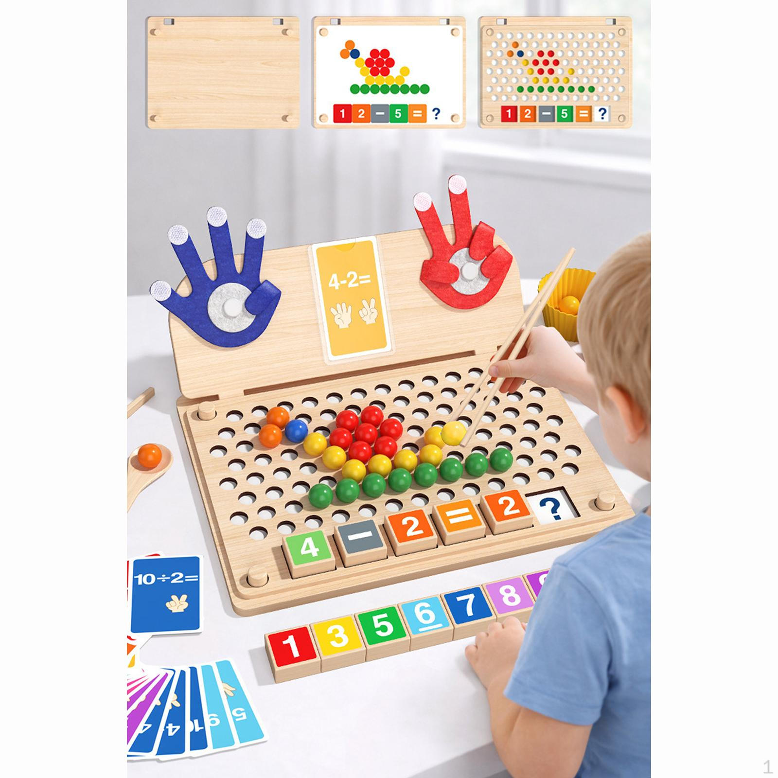Wooden Learning Toy Supplies Sturdy Teaching Aid Counting Matching Game Preschool
Wooden Learning Toy Supplies Sturdy Teaching Aid Counting Matching Game Preschool