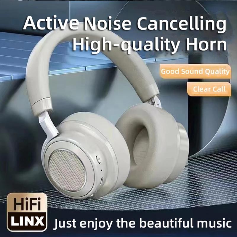VJ364 ANC Noise Reduction Over-Ear Wireless Headset Bluetooth-compatible Heavy Bass Music Gaming Headphone Black
VJ364 ANC Noise Reduction Over-Ear Wireless Headset Bluetooth-compatible Heavy Bass Music Gaming Headphone Black