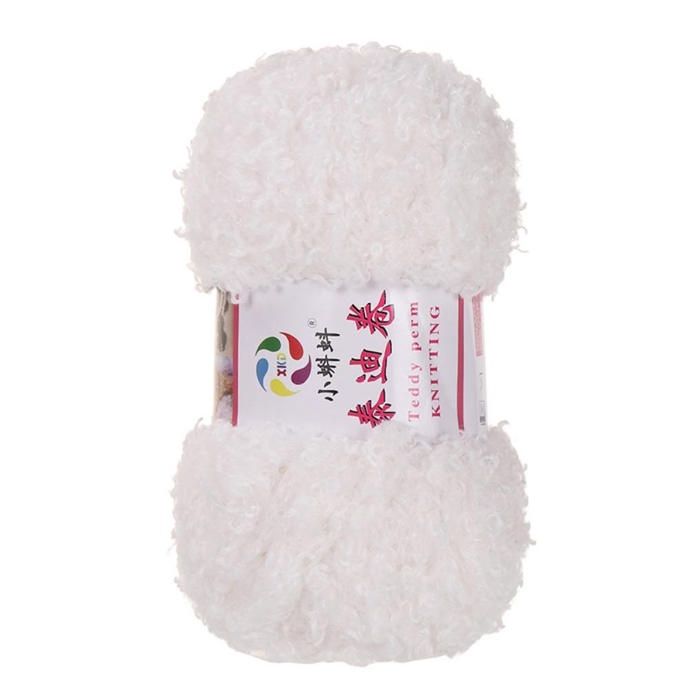 100g Weight Teddy Knitting Yarn Acrylic Material Curly Hair Texture Imitation Teddy Velvet Yarn Woven Threads Texture білий
100g Weight Teddy Knitting Yarn Acrylic Material Curly Hair Texture Imitation Teddy Velvet Yarn Woven Threads Texture білий