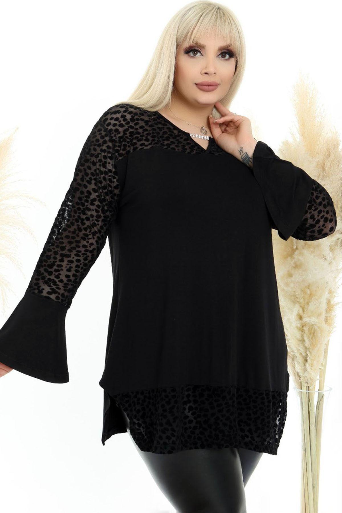 Women s Style Plus Size Tunic Long Sleeve Tunic With Chain Collar, Flock Print On Tulle And Flounce XL/2XL
Women s Style Plus Size Tunic Long Sleeve Tunic With Chain Collar, Flock Print On Tulle And Flounce XL/2XL
