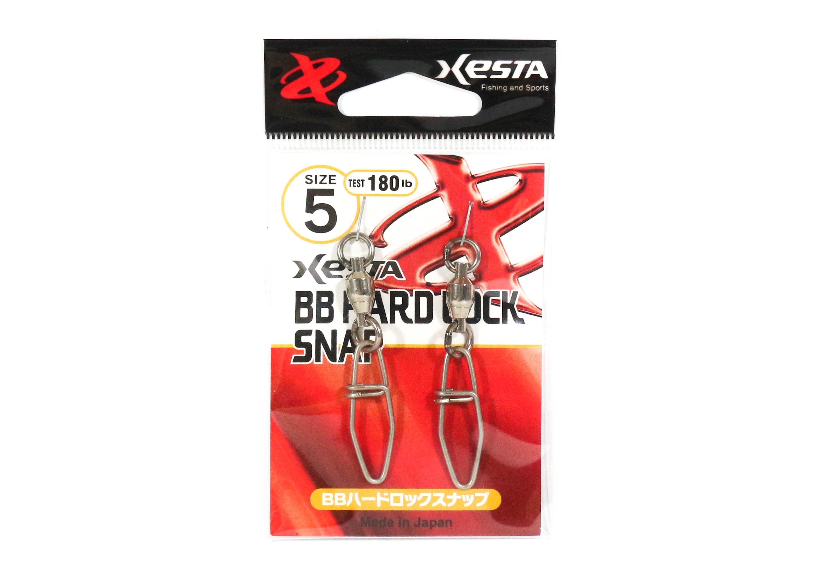 Вертлюг Xesta BB с жестким замком, размер 5, 180 фунтов, 2 шт. (3700) 
Вертлюг Xesta BB с жестким замком, размер 5, 180 фунтов, 2 шт. (3700)