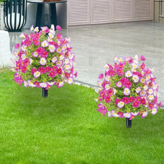 Faux Morning Glory Flowers Artificial Morning Glory Bush with Ground Spike Realistic Fake Greenery Shrubs for Outdoor Indoor Farmhouse Porch 1pc I
Faux Morning Glory Flowers Artificial Morning Glory Bush with Ground Spike Realistic Fake Greenery Shrubs for Outdoor Indoor Farmhouse Porch 1pc I