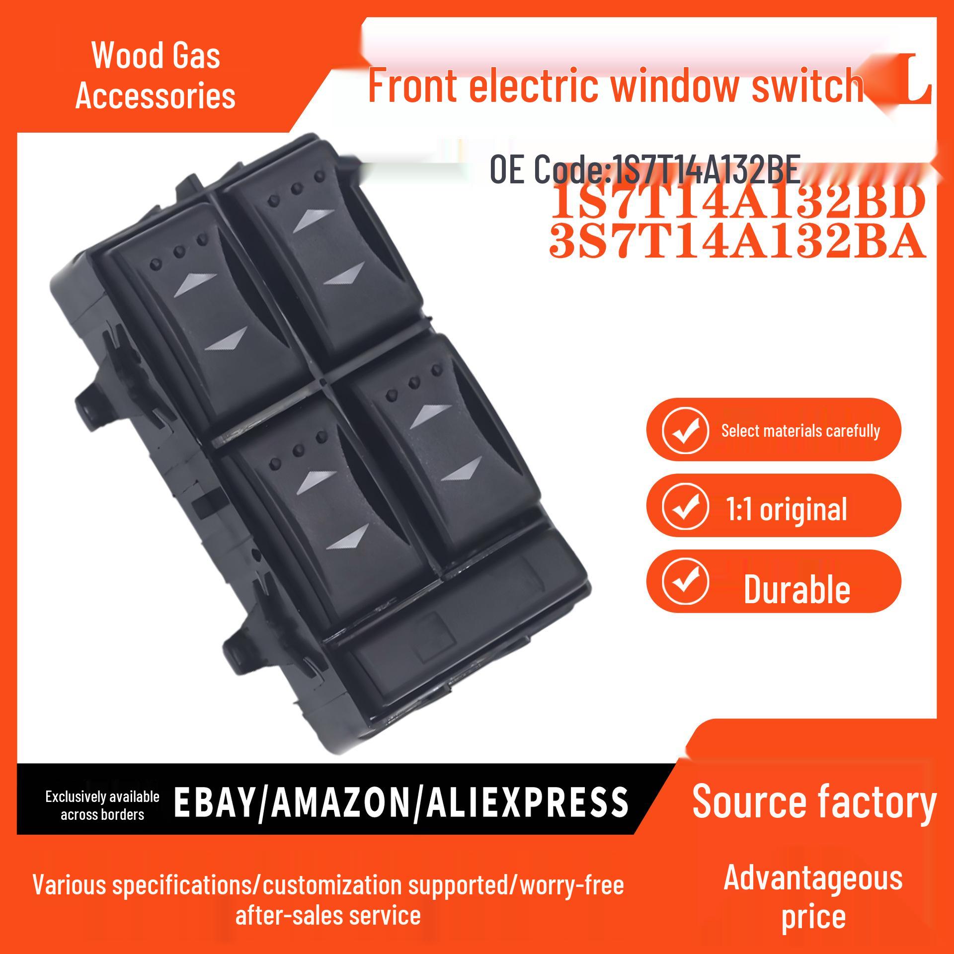 Electric Window Switch for Ford Mondeo MK3 Front L - Automotive Parts pokess
Electric Window Switch for Ford Mondeo MK3 Front L - Automotive Parts pokess