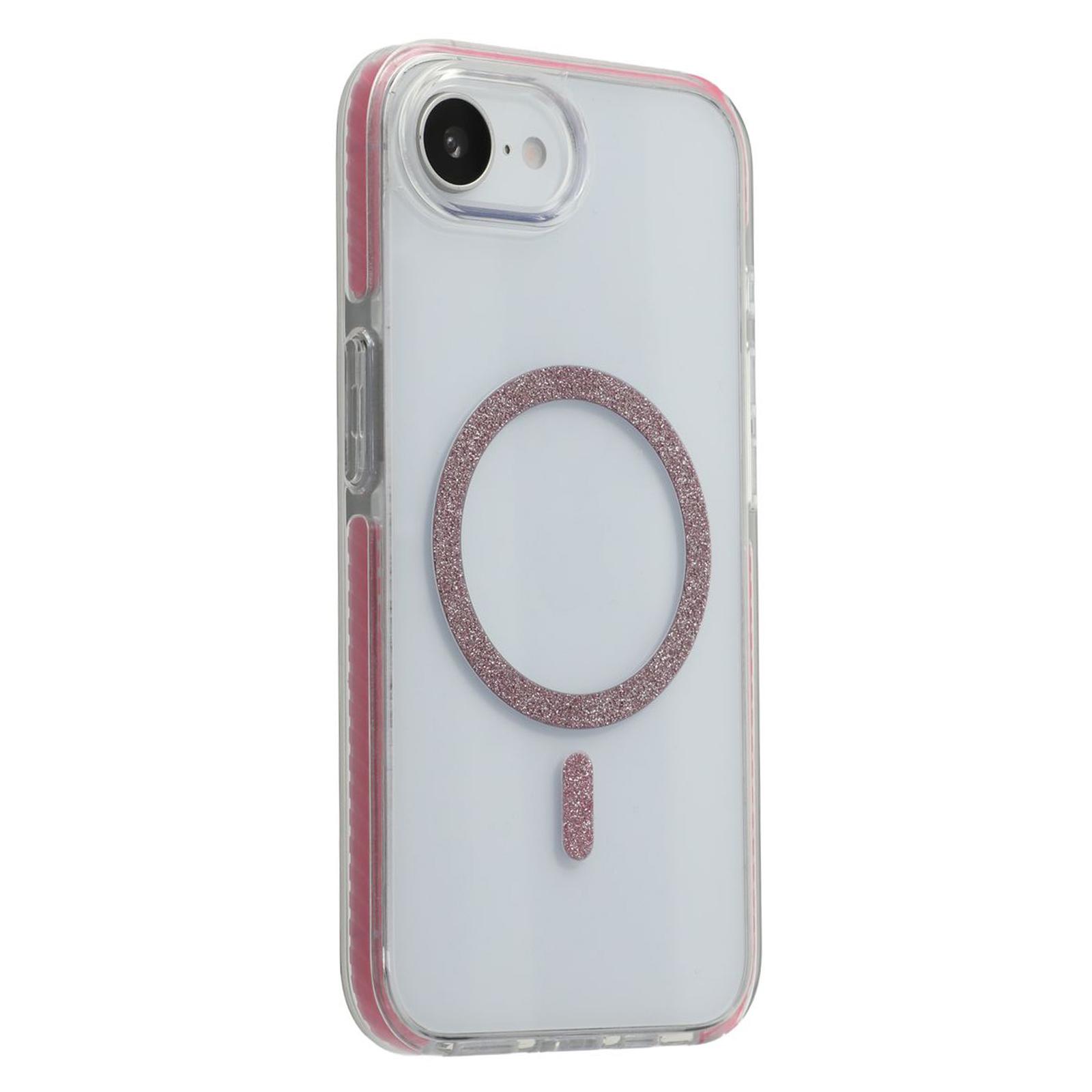 For iPhone 16e Case Compatible with MagSafe Glitter Ring TPU+Acrylic Clear Phone Cover Airbag Protection Pink
For iPhone 16e Case Compatible with MagSafe Glitter Ring TPU+Acrylic Clear Phone Cover Airbag Protection Pink