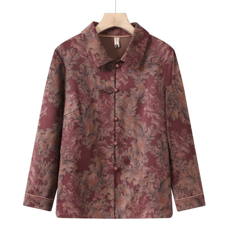 Autumn-Spring Jackets and Long-Sleeve Tops for Middle-Aged and Elderly Women 3XL (115-130 kg recommended)
Autumn-Spring Jackets and Long-Sleeve Tops for Middle-Aged and Elderly Women 3XL (115-130 kg recommended)