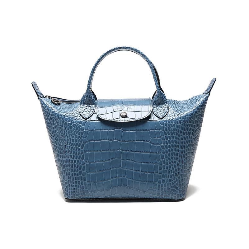 Longchamp Le Pliage Cuir Crocodile Pattern Short Handle Leather Dumpling Tote Bag Women tote bags Slate-Blue 1512HVC212 Basic Set (Bag+Dust Bag)
Longchamp Le Pliage Cuir Crocodile Pattern Short Handle Leather Dumpling Tote Bag Women tote bags Slate-Blue 1512HVC212 Basic Set (Bag+Dust Bag)
