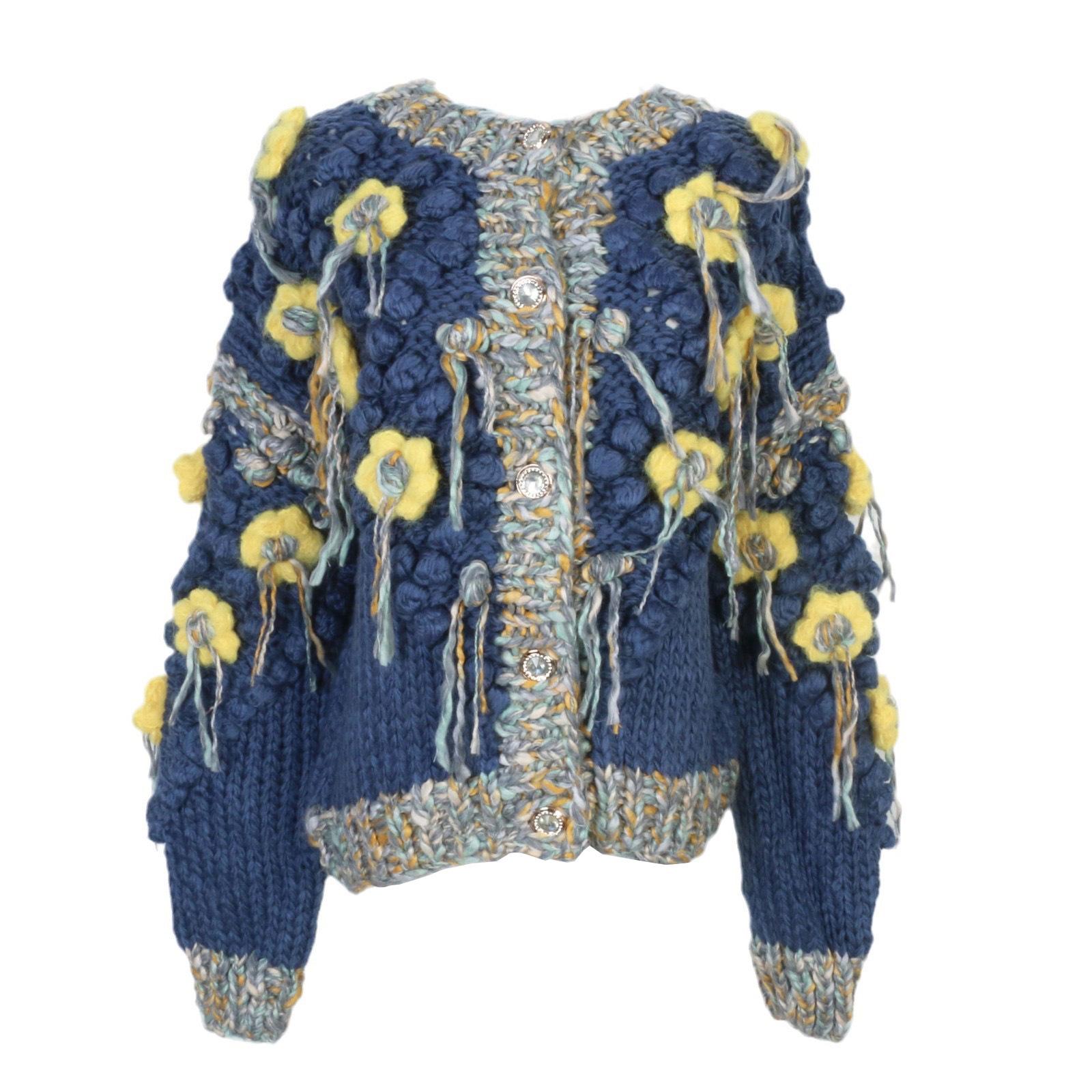 Stylish Women s Hand-Knitted Color Block Tassel Cardigan with 3D Floral Design Medium
Stylish Women s Hand-Knitted Color Block Tassel Cardigan with 3D Floral Design Medium