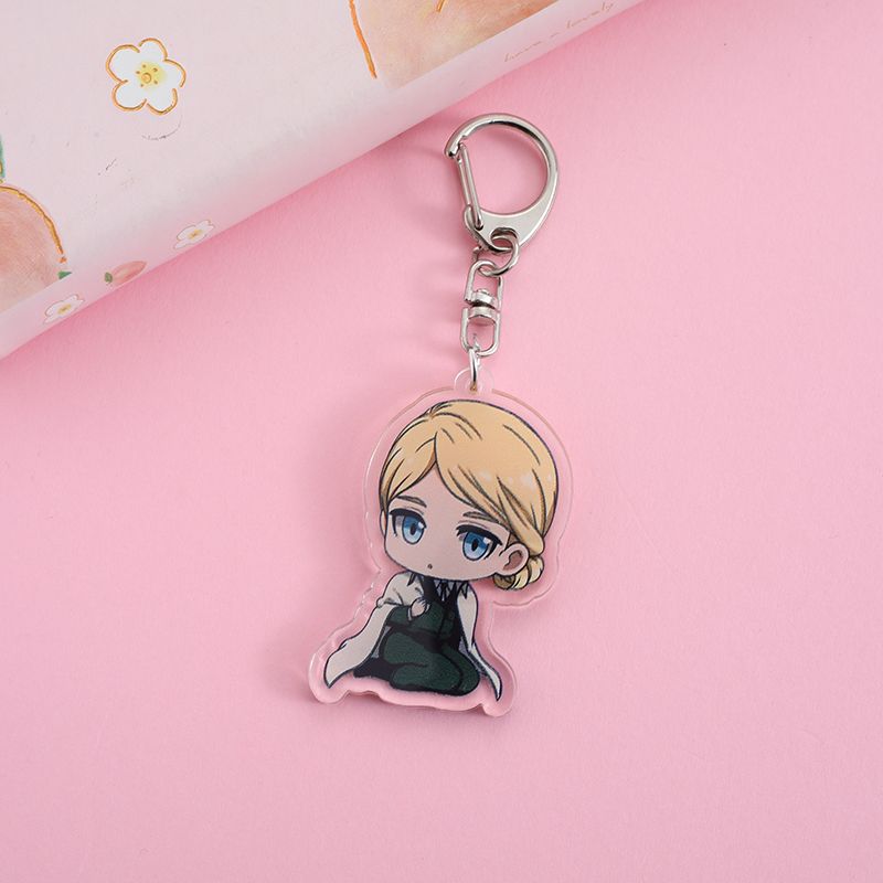 1/8Pcs Anime Attack on Titan Acrylic Car Keychain Cute Backpack Pendant Funny Bag Charms Accessories Decoration Holiday Gifts 5cm
1/8Pcs Anime Attack on Titan Acrylic Car Keychain Cute Backpack Pendant Funny Bag Charms Accessories Decoration Holiday Gifts 5cm