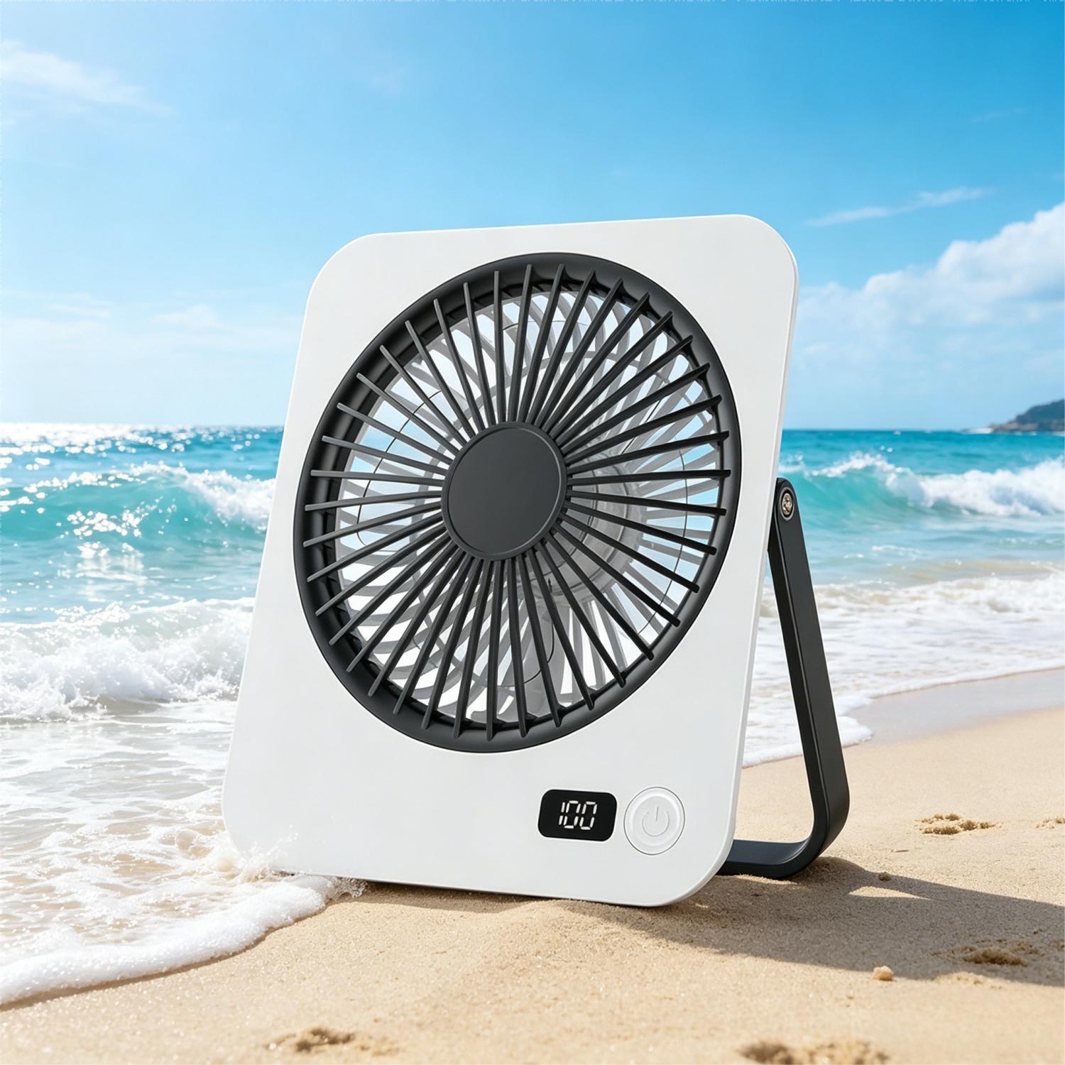 Ultra-Slim Portable Desktop Fan | USB-Rechargeable, 180° Wide Angle, 5 Speed Settings, Quiet Operation, Battery Level Indicator чёрный
Ultra-Slim Portable Desktop Fan | USB-Rechargeable, 180° Wide Angle, 5 Speed Settings, Quiet Operation, Battery Level Indicator чёрный