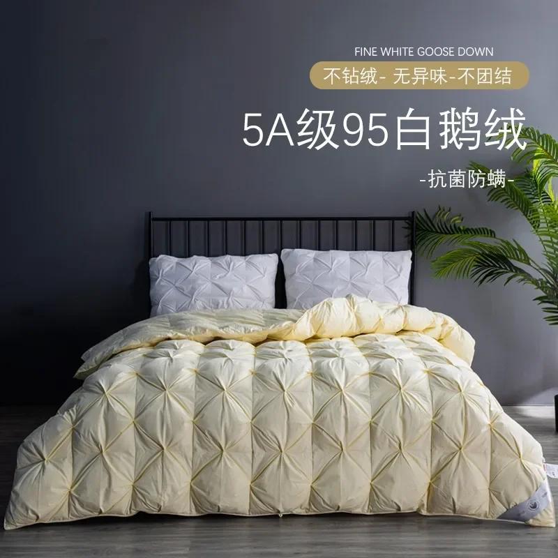 100% pure cotton duvet 95 white goose down spring and autumn thickened warm home double 200X230cmspringautum бежевий
100% pure cotton duvet 95 white goose down spring and autumn thickened warm home double 200X230cmspringautum бежевий