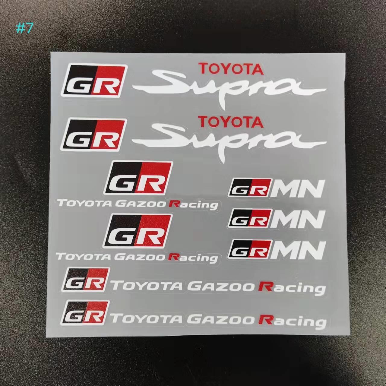 Car Decoration Stickers Reflective Waterproof Stickers Racing Decals For Toyota Yaris GR GAZOO Racing Logo Auris Pruis RAV4 TRD
Car Decoration Stickers Reflective Waterproof Stickers Racing Decals For Toyota Yaris GR GAZOO Racing Logo Auris Pruis RAV4 TRD