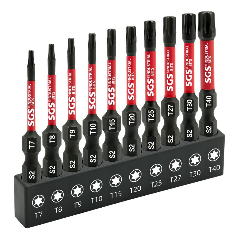 10PCS Strong Magnetic Anti‑Slip Torx Screwdriver Bits Solid Hollow 50mm High Hardness for Electric Manual Tools DIY Mechanics
10PCS Strong Magnetic Anti‑Slip Torx Screwdriver Bits Solid Hollow 50mm High Hardness for Electric Manual Tools DIY Mechanics
