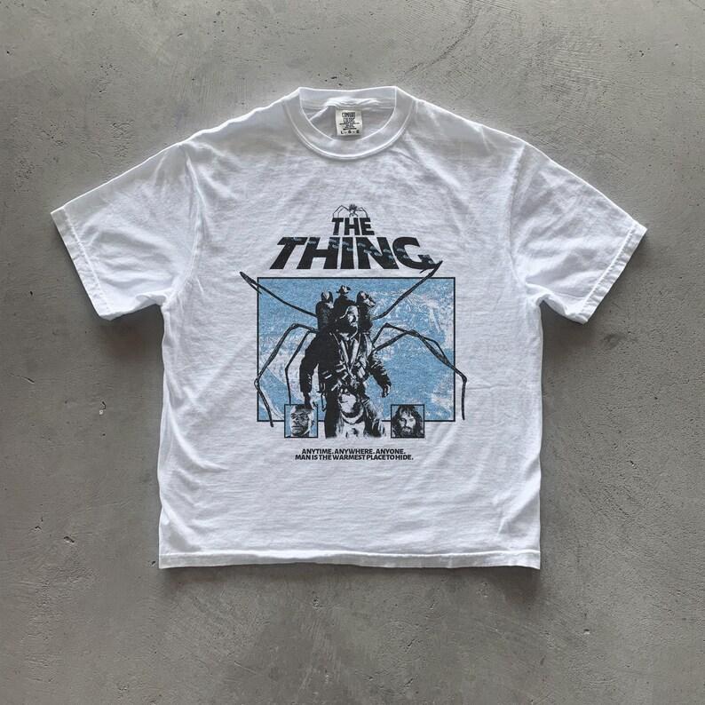 Vintage 80s Horror Movie T-Shirt Sports Casual Loose Streetwear Cotton Crew Neck Short Sleeve Classic Comfort Top Unisex S
Vintage 80s Horror Movie T-Shirt Sports Casual Loose Streetwear Cotton Crew Neck Short Sleeve Classic Comfort Top Unisex S