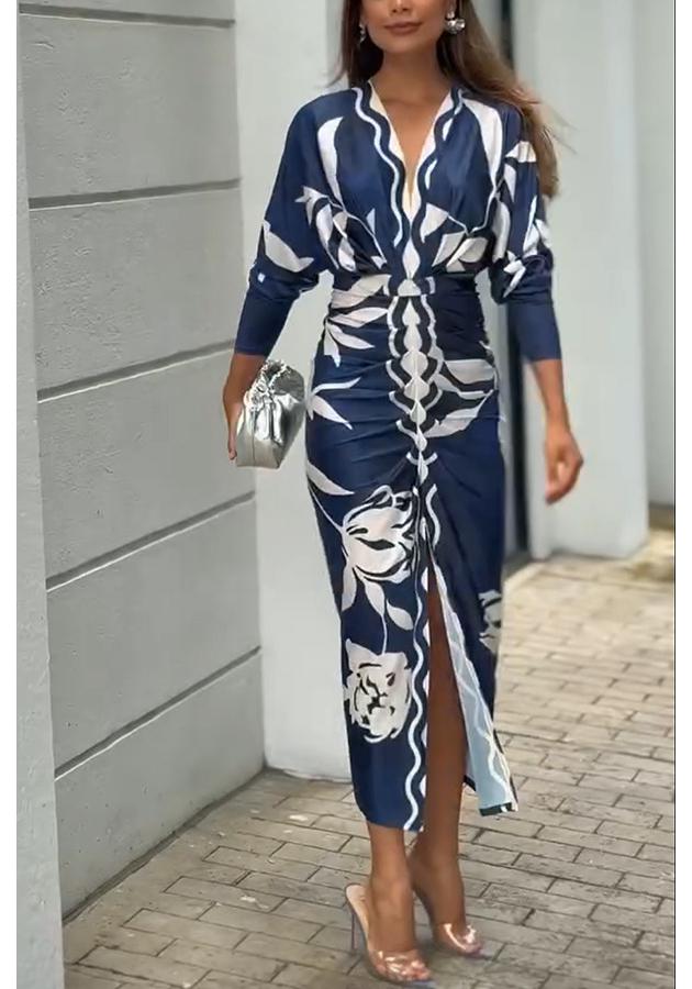 2025 European & American Cross-border Women s Sexy V-Neck Long Sleeve Slit Dress M
2025 European & American Cross-border Women s Sexy V-Neck Long Sleeve Slit Dress M