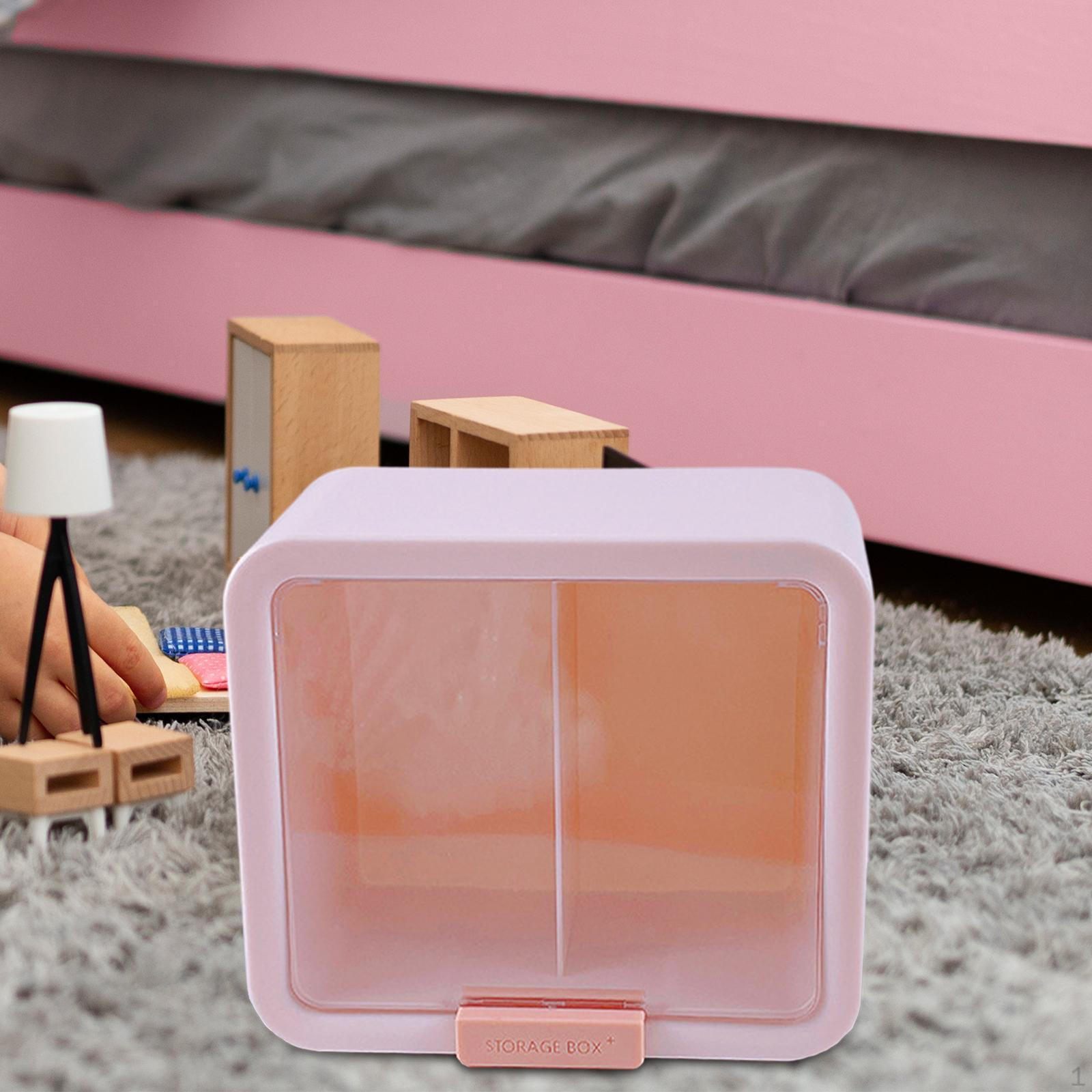 Прозрачный витринный шкаф, штабелируемый ящик для хранения кукол, контейнер для фигурок, предметов коллекционирования розовый
Прозрачный витринный шкаф, штабелируемый ящик для хранения кукол, контейнер для фигурок, предметов коллекционирования розовый