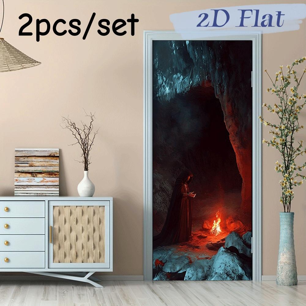 2pcs Mysterious Cave Fire Light and Shadow Interwoven Scene Wall Stickers Gothic Style Magic Ceremony Atmosphere Decoration Stic (as the picture,38.5x200cmx2)
2pcs Mysterious Cave Fire Light and Shadow Interwoven Scene Wall Stickers Gothic Style Magic Ceremony Atmosphere Decoration Stic (as the picture,38.5x200cmx2)